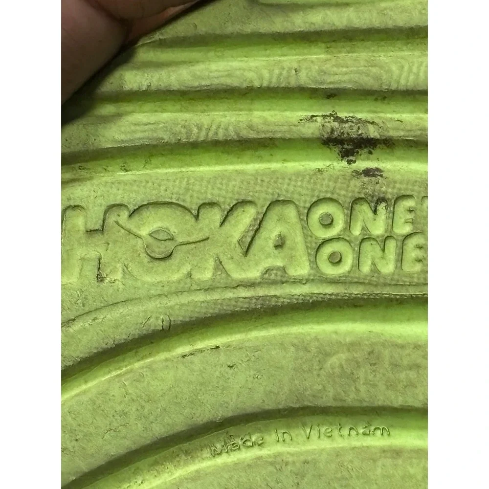 Hoka One One Ora Recovery Slide 2 Lime Green Mens 8 Womens 10 Sandals 1099673